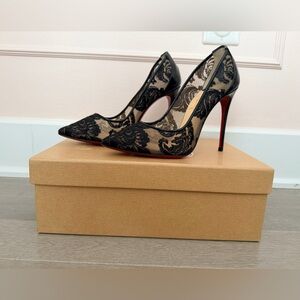 Louboutin Black Follies Lace 100
